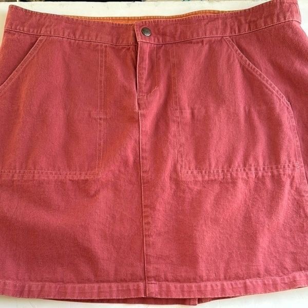 KUHL Skirt Womens XL Berry Cotton Hiking Outdoor Fishing A-line Pockets Casual