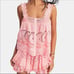Loveshackfancy Sully top XS and Skirt Medium in Pink Grace