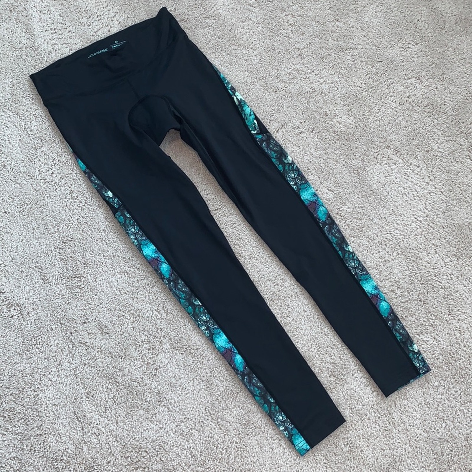 Tri Sirena Midnight Mermaid Multisport Tights Sz M