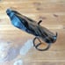 Natural Rough obsidian display piece WITH nice metal stand