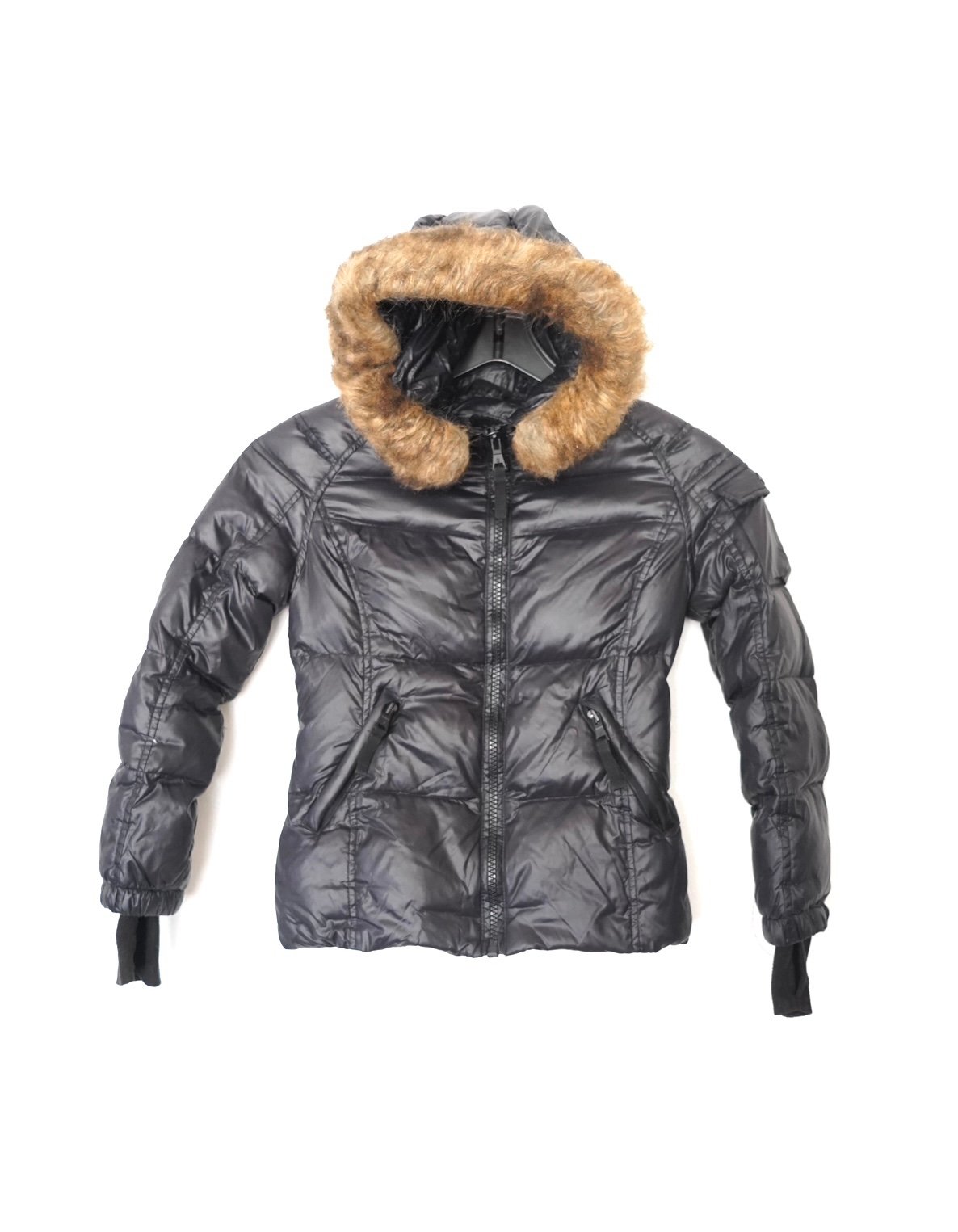SAM NEW YORK Girl Freestyle Down Jacket Puffer Hoody Size 10