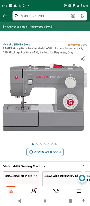 4411 heavy duty singer sewing machine