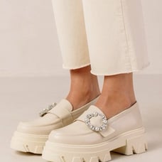 ALOHAS Trailblazer Crystal Loafers Anthropologie Size 37