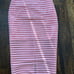 Bardot pink midi pencil skirt 2 xxs