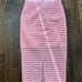 Bardot pink midi pencil skirt 2 xxs