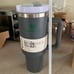 Stanley Flowstate Tumbler 40 oz Pale Silver Blue w/Straw