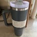 Stanley Flowstate Tumbler 40 oz Pale Silver Blue w/Straw