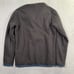 Relwen Sweater Mens Large Brown Fleece Lined Cotton Long Sleeve Quarter Zip Snap