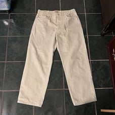 Stussy lime “BigOl” baggy jeans