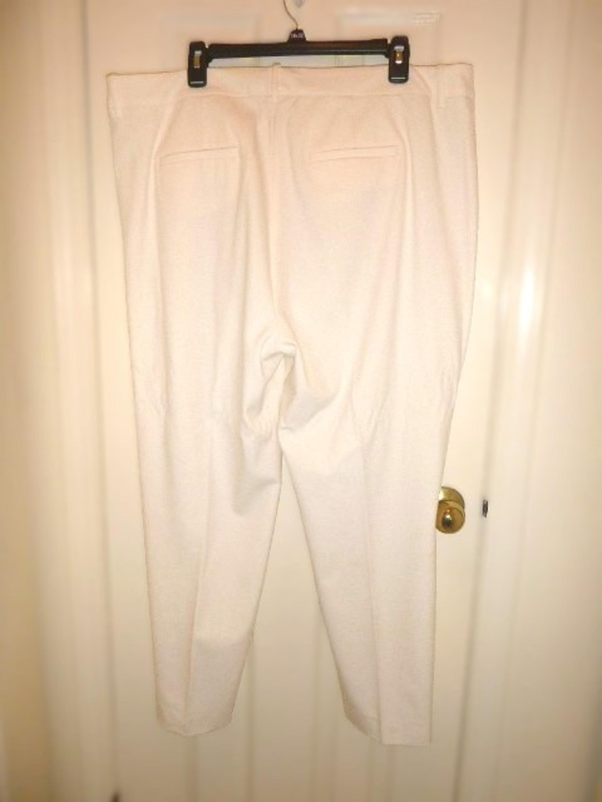 Winter white lined slacks