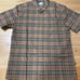 BURBERRY Short-Sleeved Check Shirt (Brand New, Unused)