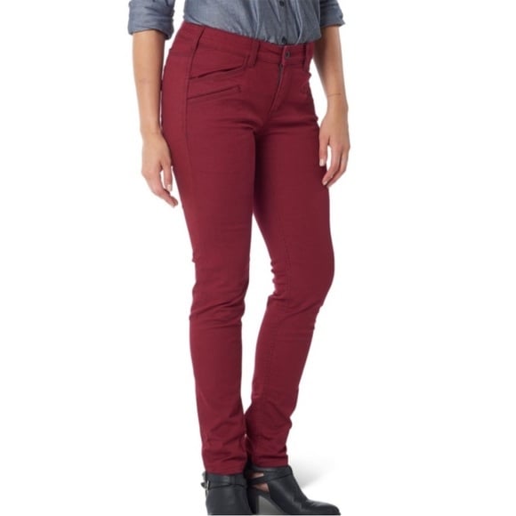 5.11 Tactical Women’s Stretch Skinny Defender Flex- Code Red Size 6 long NWT