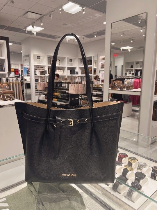 micheal kors black tote bag