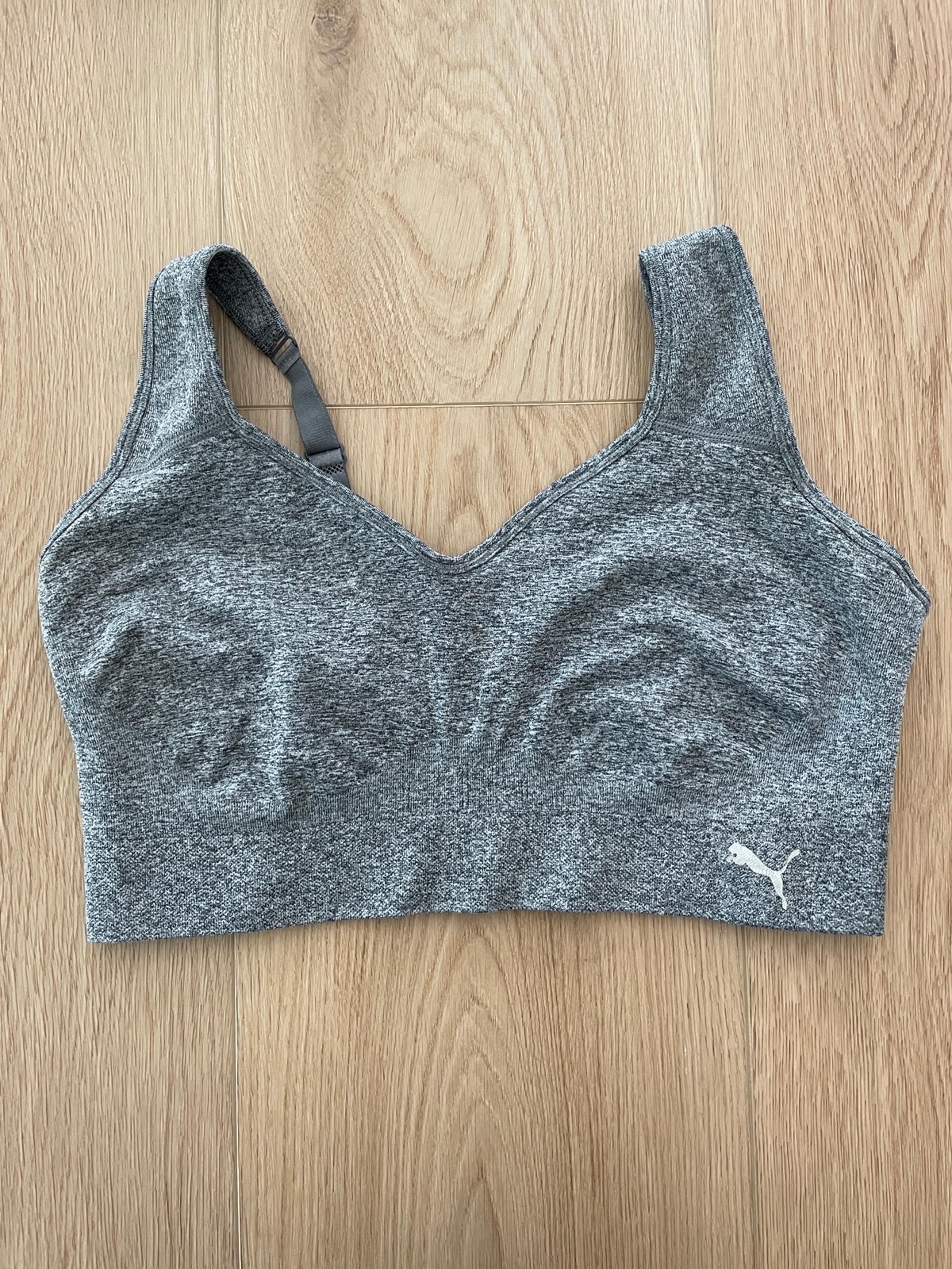 Puma | Women's Seamless Gray Sports Bra, XL