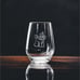 Poodle Stemless Wine Glasses x4 Premium 15 Oz Personalize Gift Dog Animal NEW