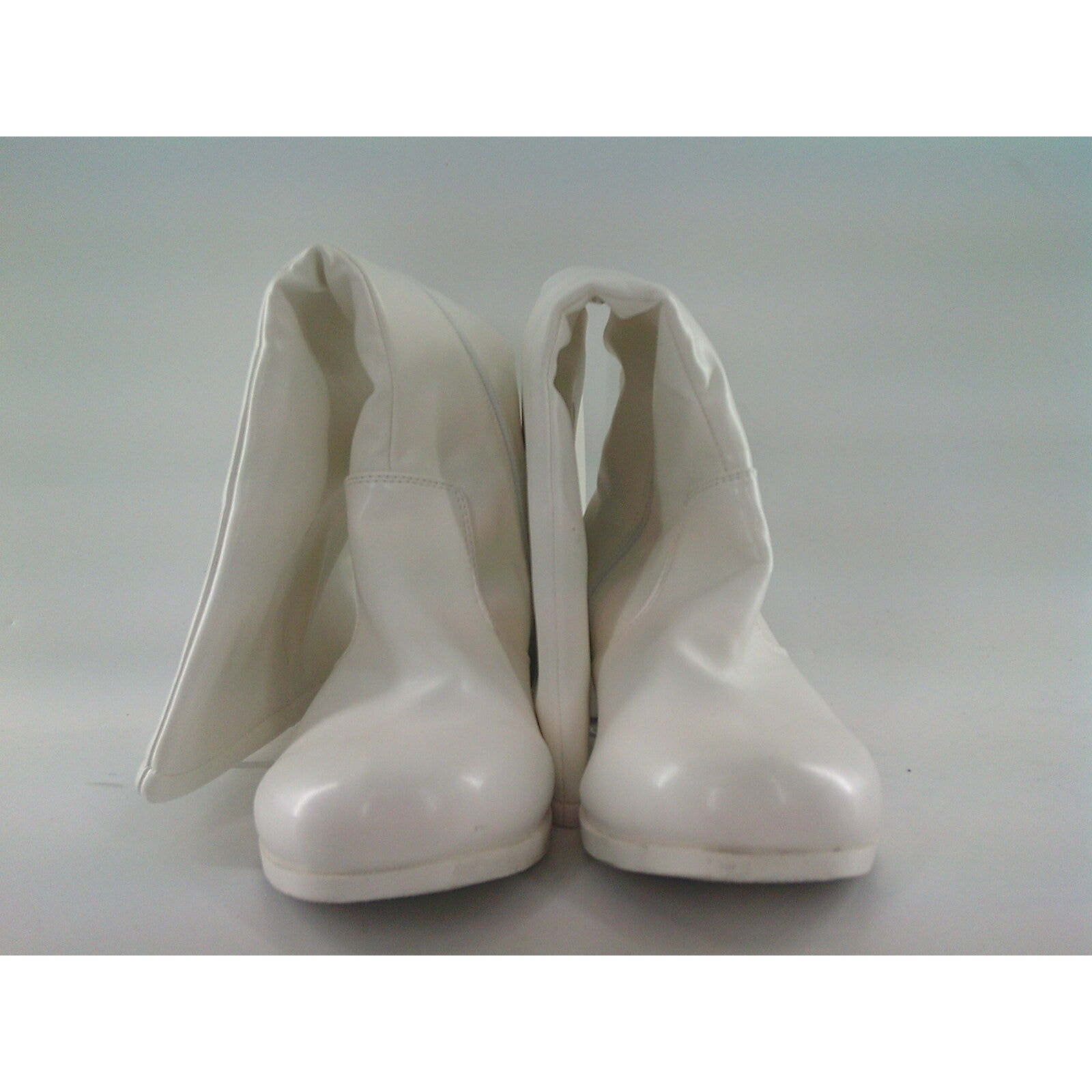 Dance Parade Boots Danshuz 433 White 9.5M Adult Rubber Leather