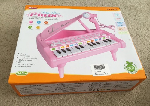 New Piano Keyboard Toy for Girls - 24 Keys Toddler Piano Music Toy