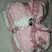 Chunky knit baby blanket