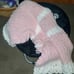 Chunky knit baby blanket