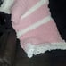 Chunky knit baby blanket