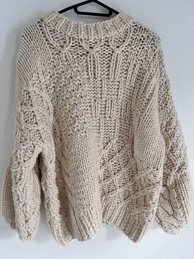 50%OFF New Eaphi hand design over knit Other レディースウェア