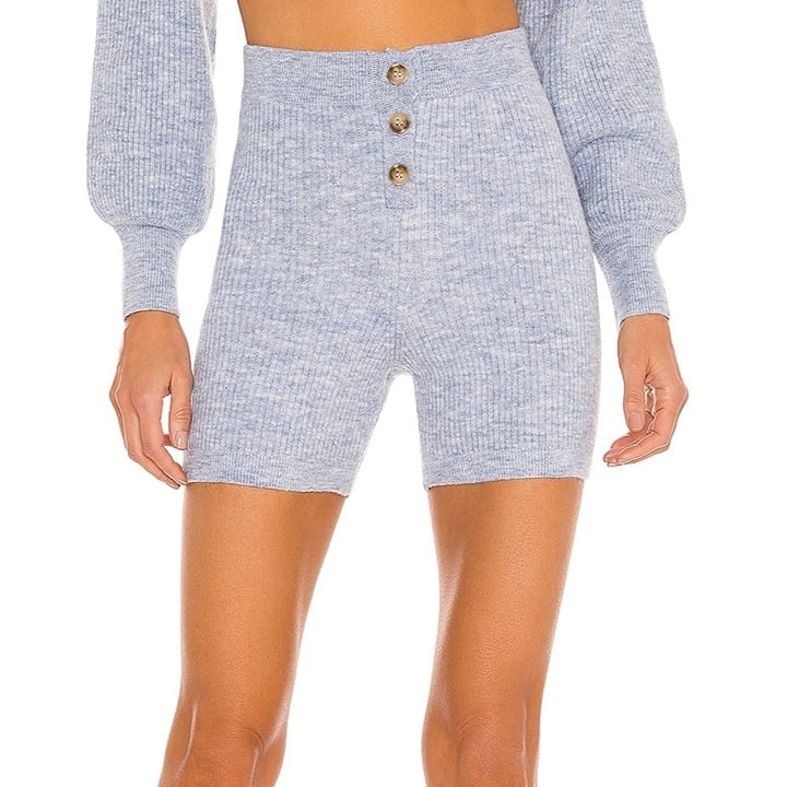 Song of Style Amanda Knit Short - Blue