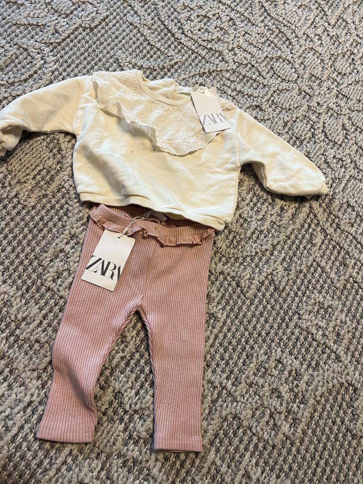 zara new set sz 9-12 m