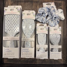 Goody Wet Brush x LoveShackFancy English Ivy Blue Set