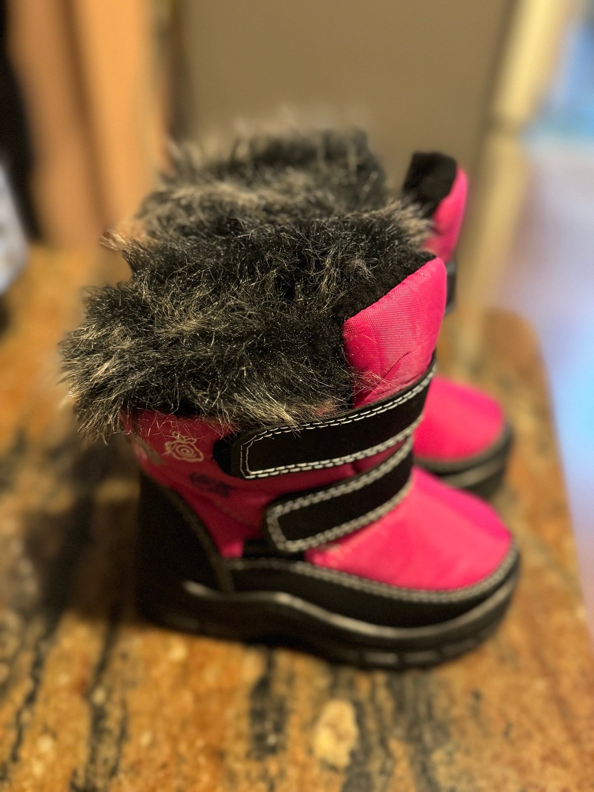 Storm Kidz Cold Weather Snow Boot (Girl) Toddler/Little Kid Velcro