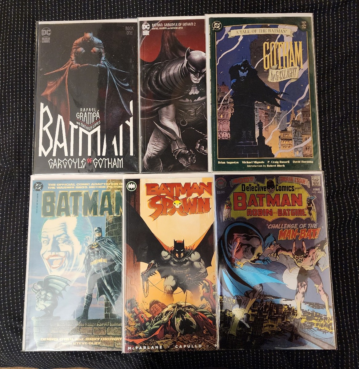 Batman Comic Book lot of 6! Keys! Mixed lot. DC. Vintage. Gotham by Gaslight.