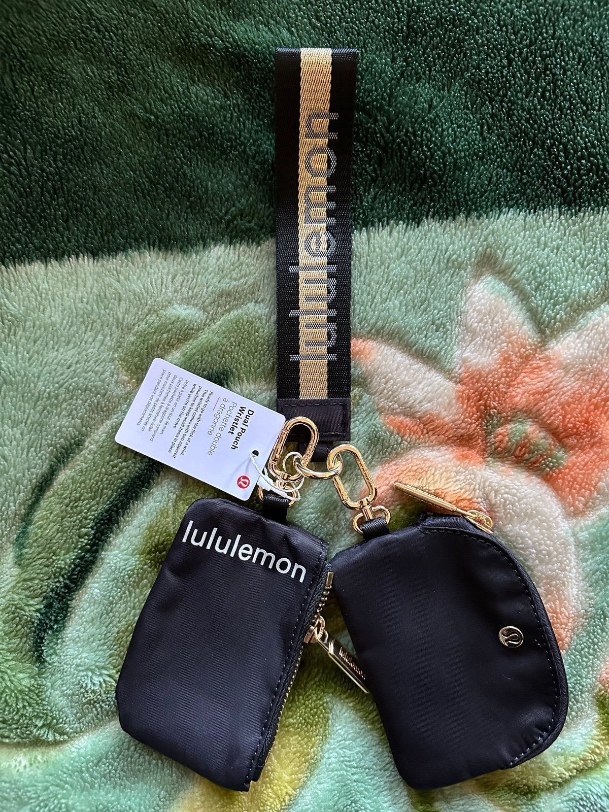 new lululemon wallet keychain pouch wristlet