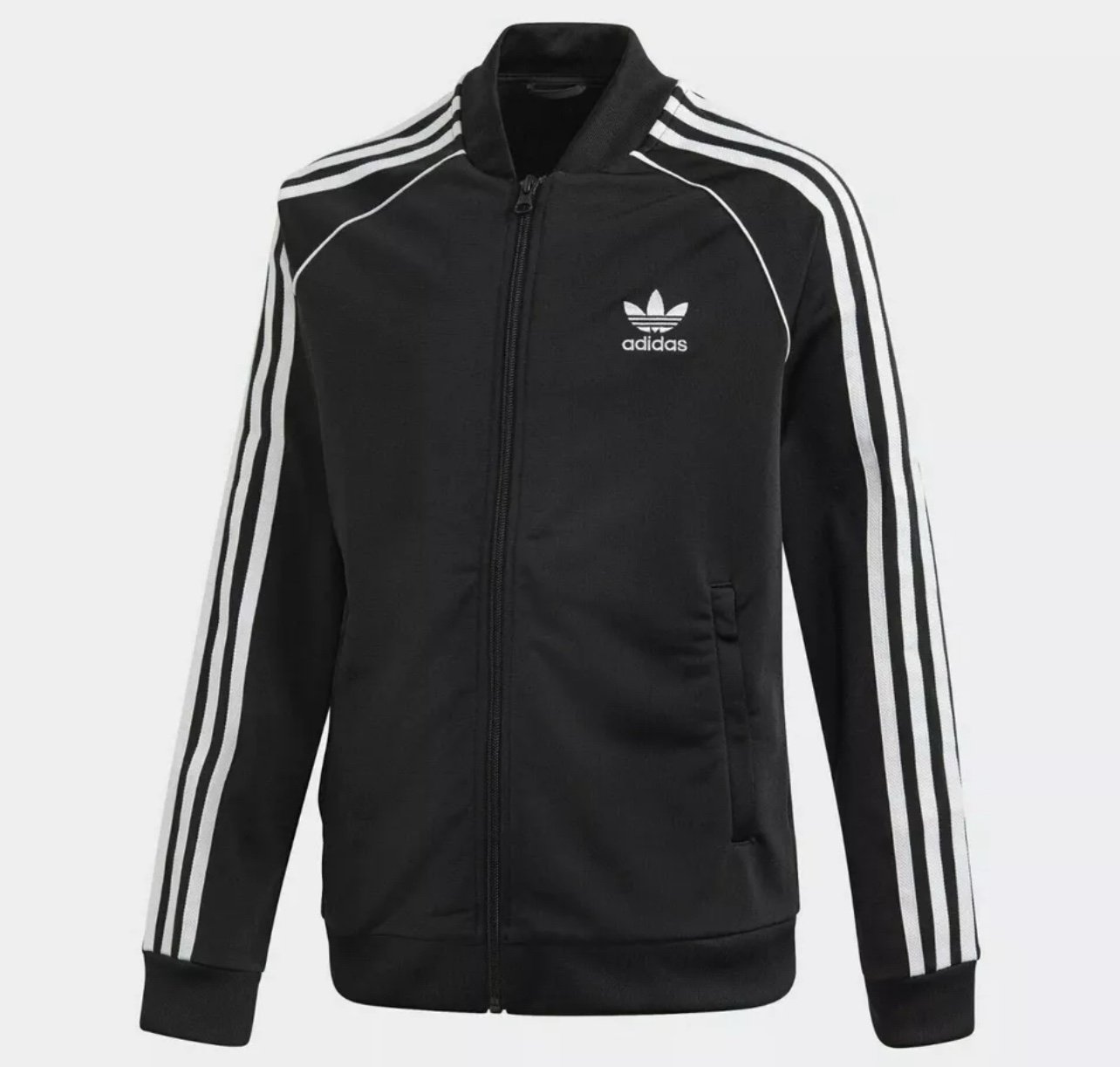 GE1974- Large 13-14 Youth Adidas Superstar Track Jacket