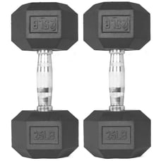Pair of dumbbells 25 lbs