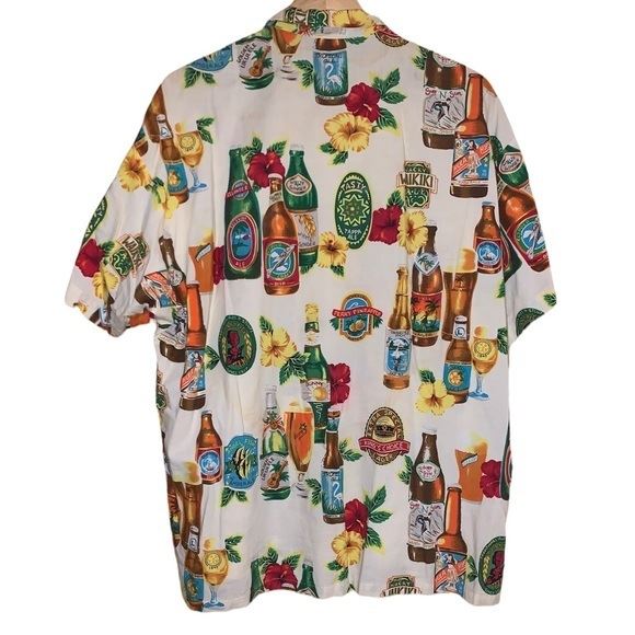 Store Vintage Monzini XL tropical beer shirt