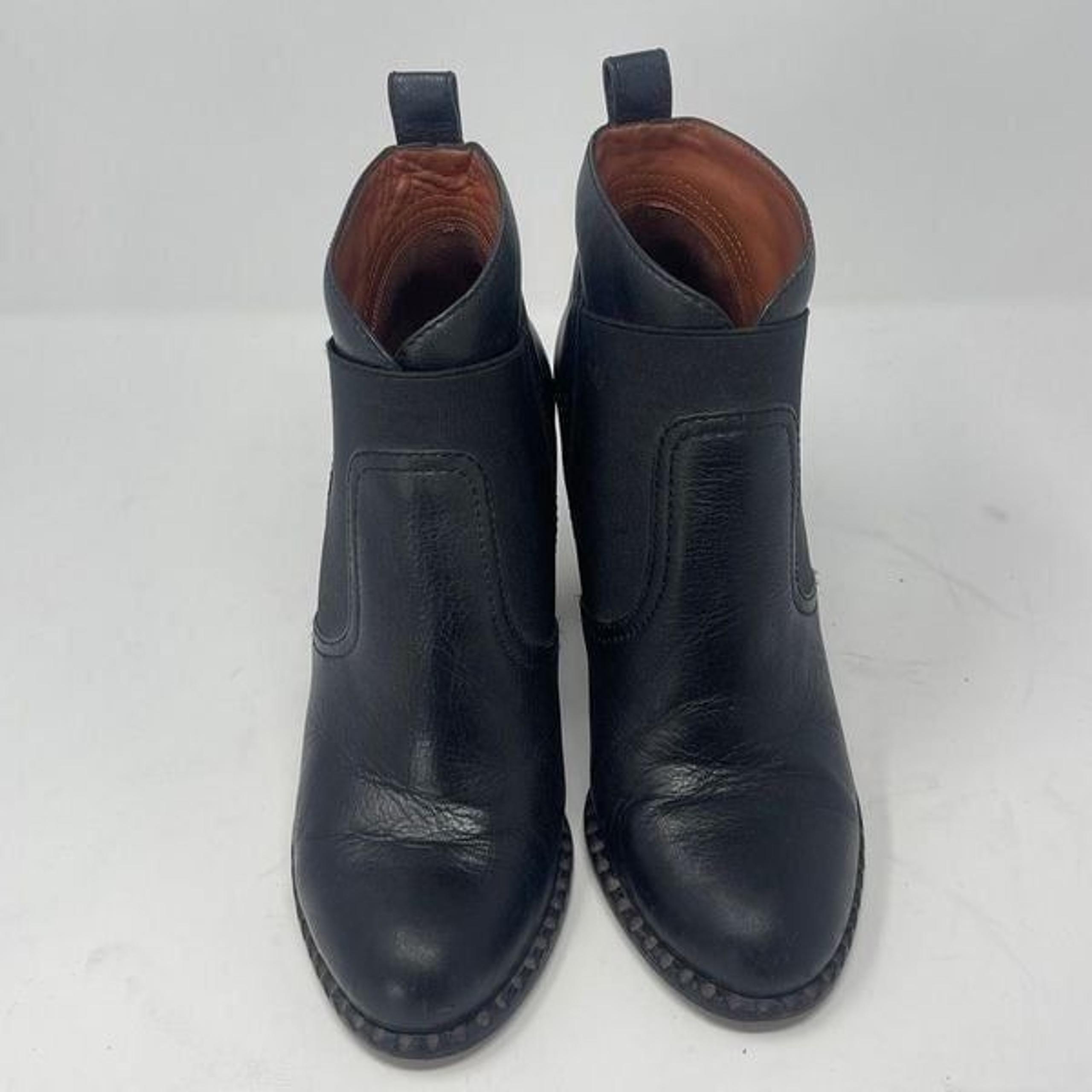 Marc by Marc Jacobs Women's Black Leather Ankle Boots Size 37.5