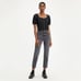 New Levi's Women Wedgie Straight Break A Leg High Rise Button Fly Jeans 30 x 28