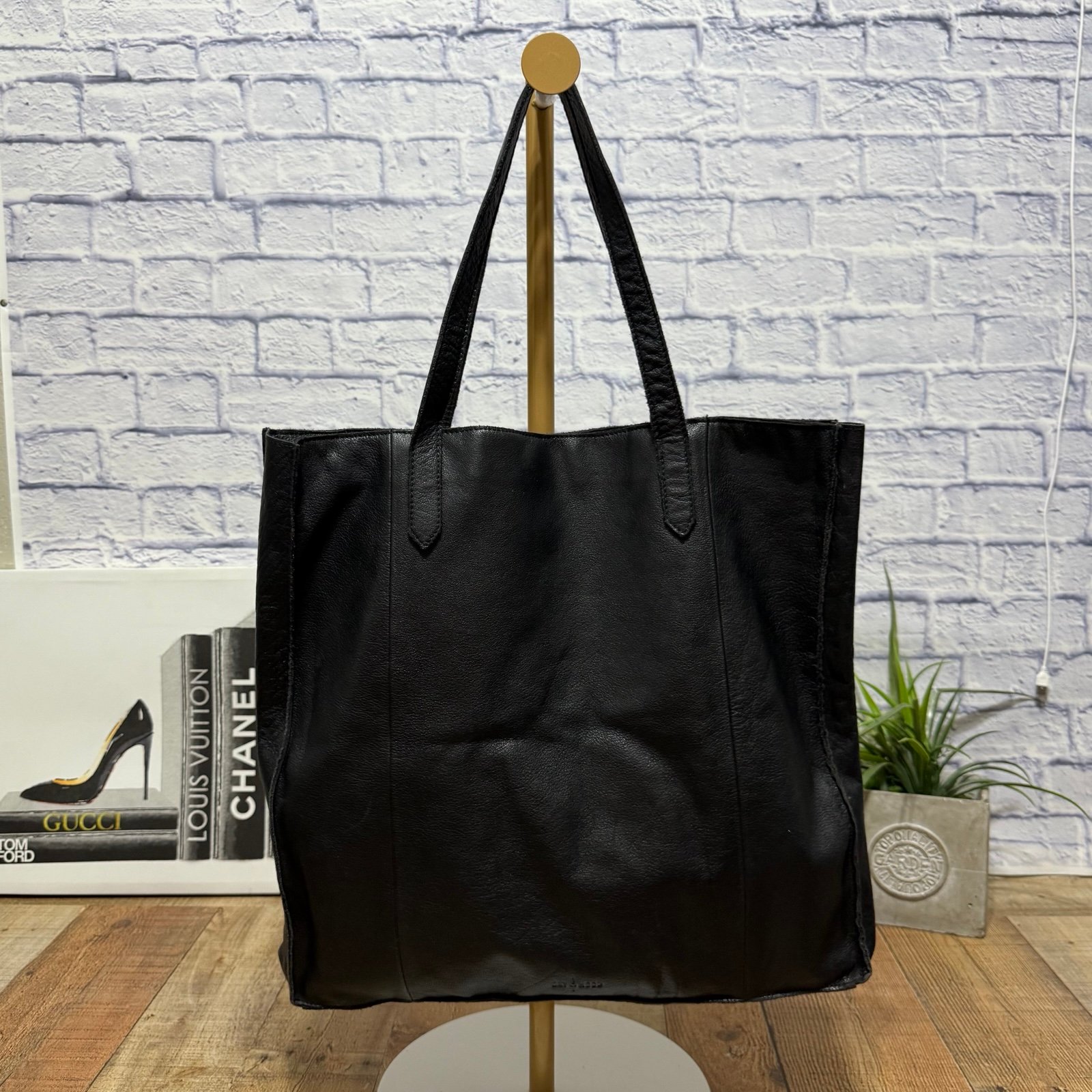 Day & mood DayFara Shopper - Black leather