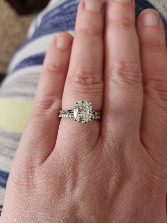 Moissanite Ring