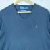 Polo By Ralph Lauren Men V-Neck Jumper Pullover Sweater Size L