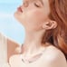 18K White Gold Womens 18 Necklace Flat Snake Herringbone Chain 18in Jewelry 18