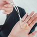 18K White Gold Womens 18 Necklace Flat Snake Herringbone Chain 18in Jewelry 18