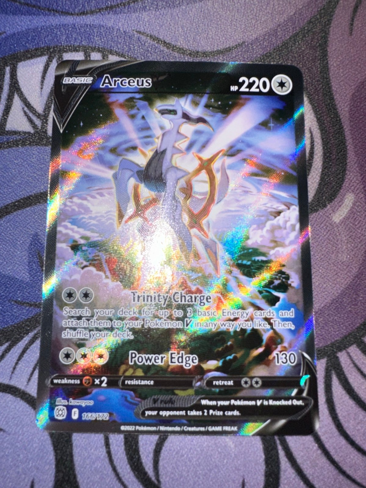 Arceus V 166/172 Brilliant Stars