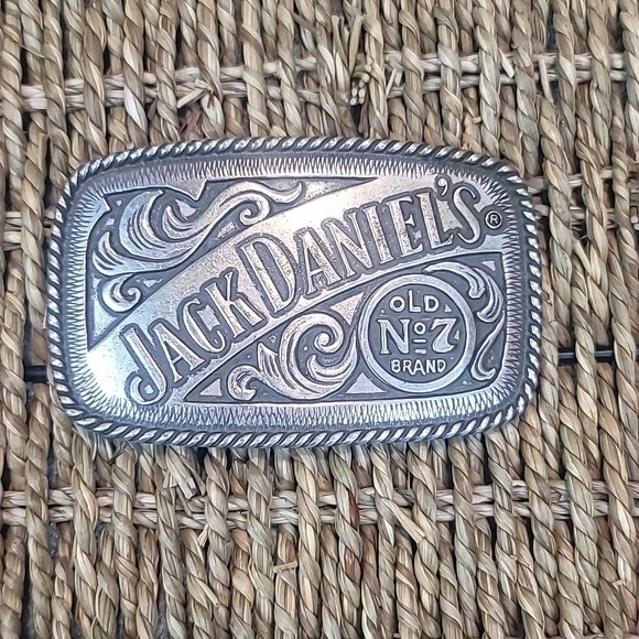 Jack Daniel's whiskey belt buckle