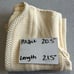 Vintage 1960s Kimberly 100% Wool Ribbed Open Front Jacket Blazer Gold Old Money