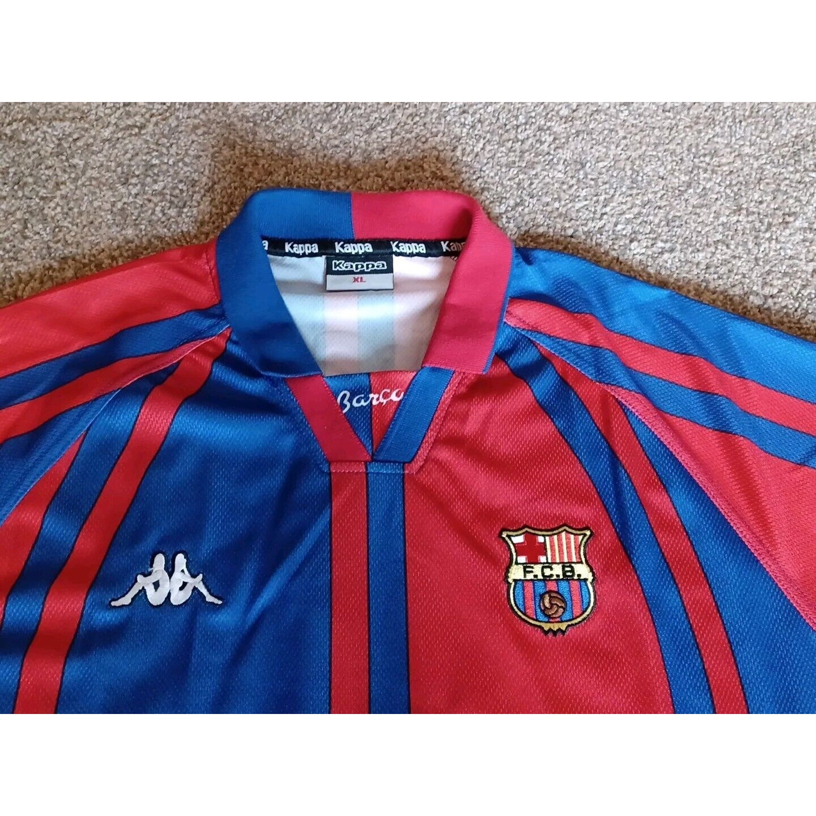 FC Barcelona 1997-98 Kappa European Champions League Shirt