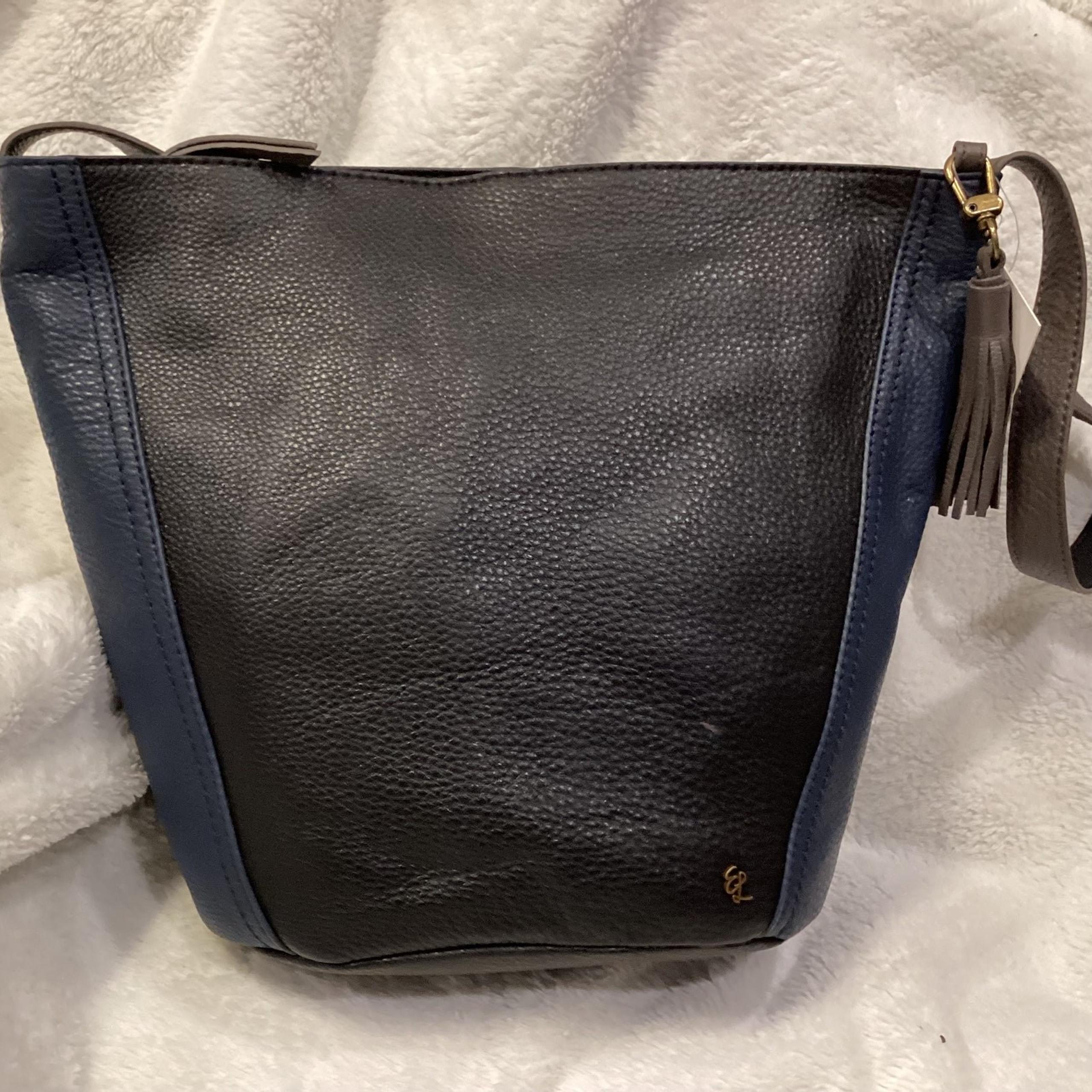 NEW Ker Black Leather Shoulder Bag i 107931 $198 - Elliott Lucca