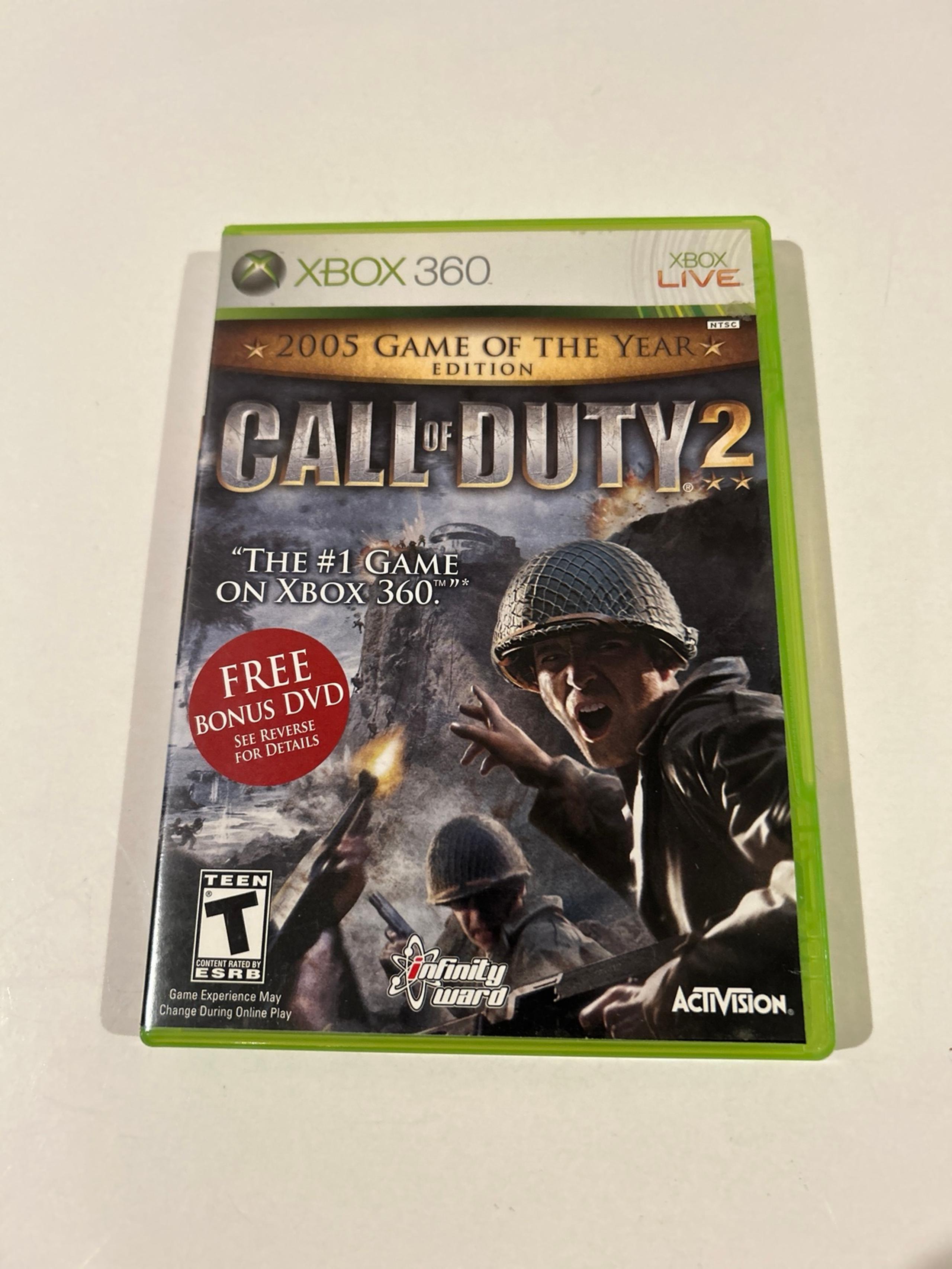 Microsoft Xbox 360 Call Of Duty 2 Game Of The Year Edition Video Game USED DVD