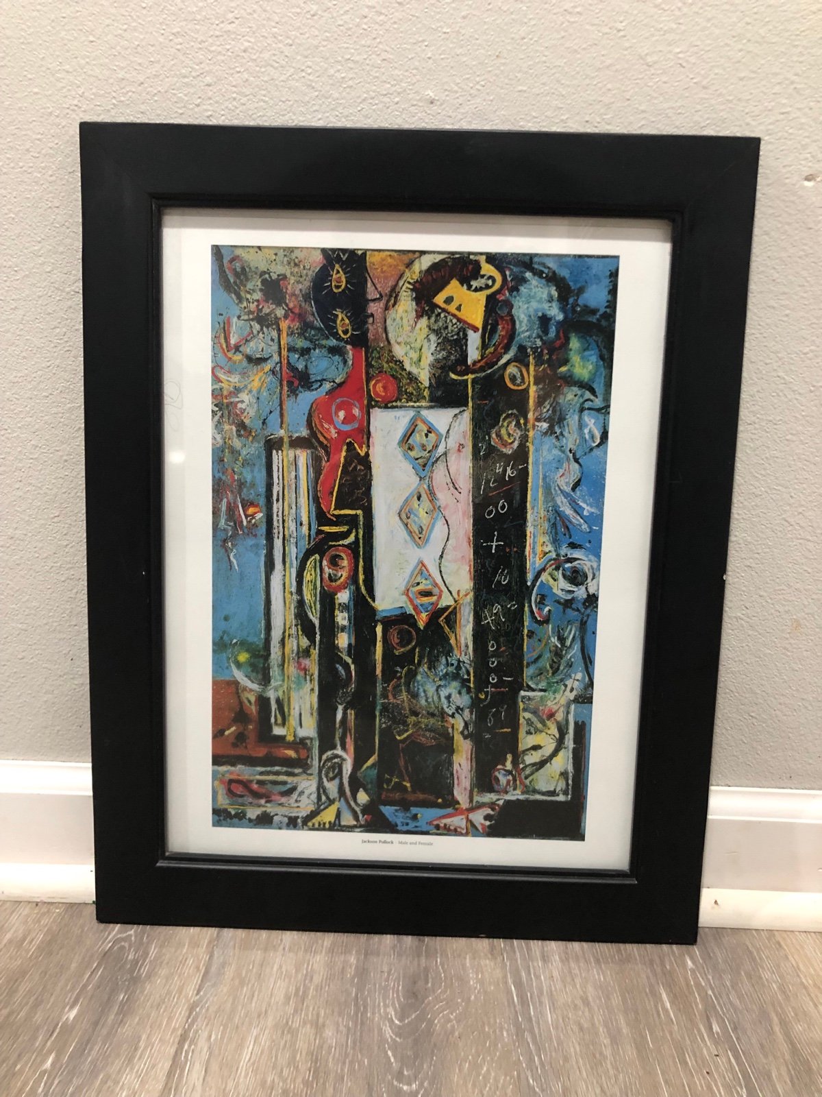 Jackson Pollock’s Male and Female Framed Print
