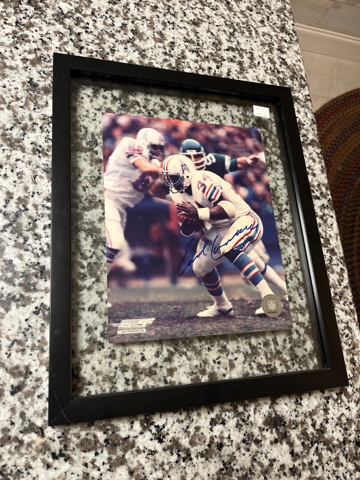 Signed Autographed Earl Campbell Photograph