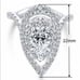 New 18k white gold diamonds jewelry ring